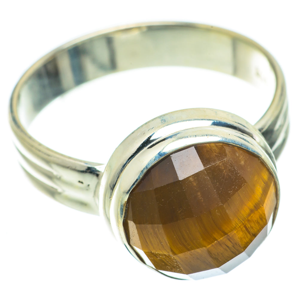 Tiger Eye Rings handcrafted by Ana Silver Co - RING64027