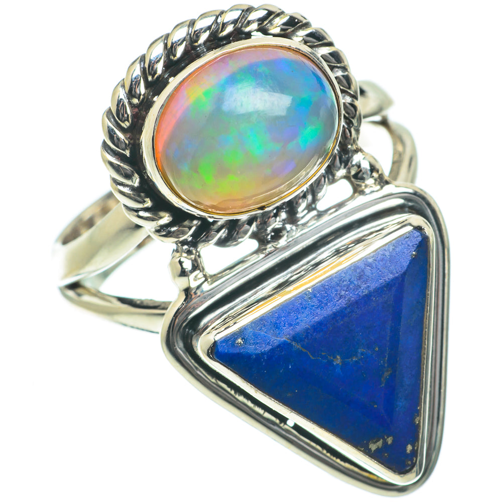 Lapis Lazuli Rings handcrafted by Ana Silver Co - RING64031