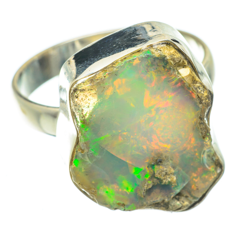 Ethiopian Opal Rings handcrafted by Ana Silver Co - RING64032