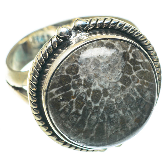 Stingray Coral Rings handcrafted by Ana Silver Co - RING64040