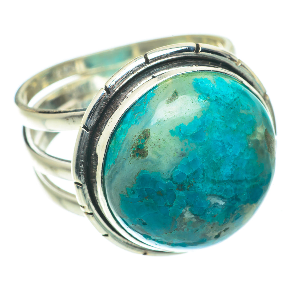 Chrysocolla Rings handcrafted by Ana Silver Co - RING64045
