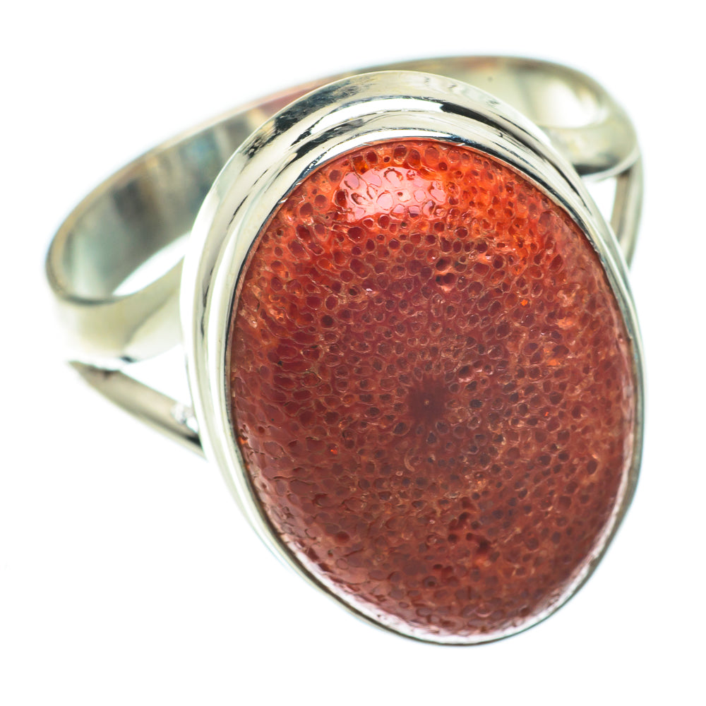 Sponge Coral Rings handcrafted by Ana Silver Co - RING64049