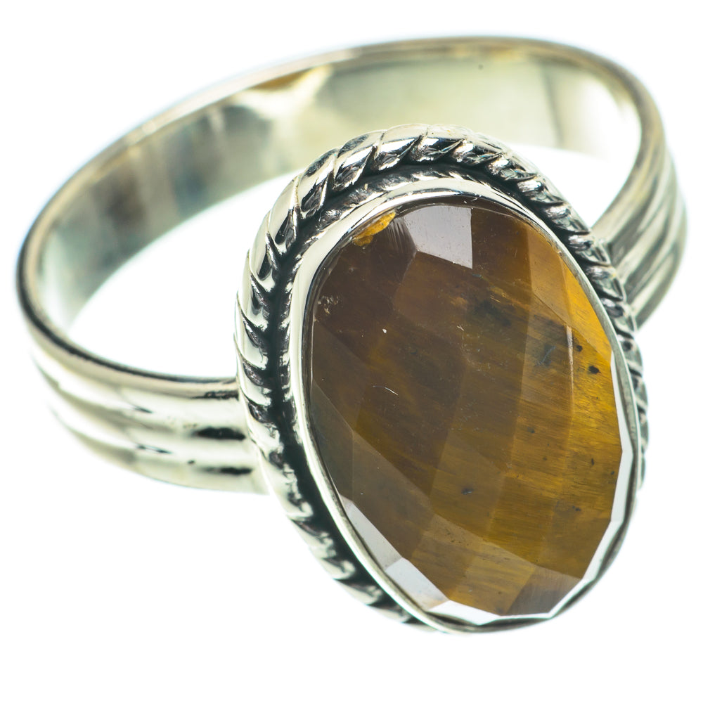Tiger Eye Rings handcrafted by Ana Silver Co - RING64057