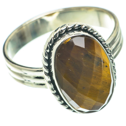 Tiger Eye Rings handcrafted by Ana Silver Co - RING64057