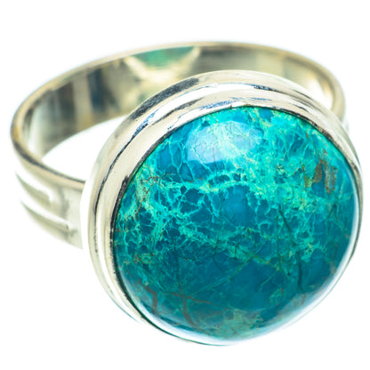 Chrysocolla Rings handcrafted by Ana Silver Co - RING64060