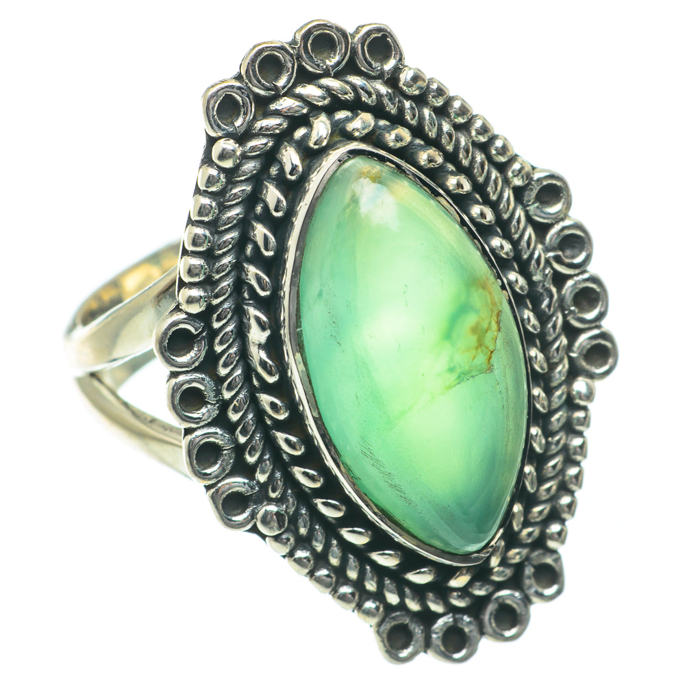 Green Fluorite Rings handcrafted by Ana Silver Co - RING64062