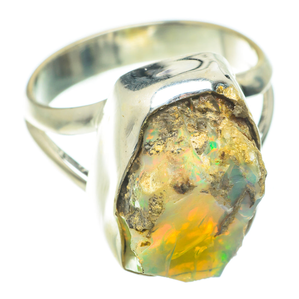 Ethiopian Opal Rings handcrafted by Ana Silver Co - RING64064