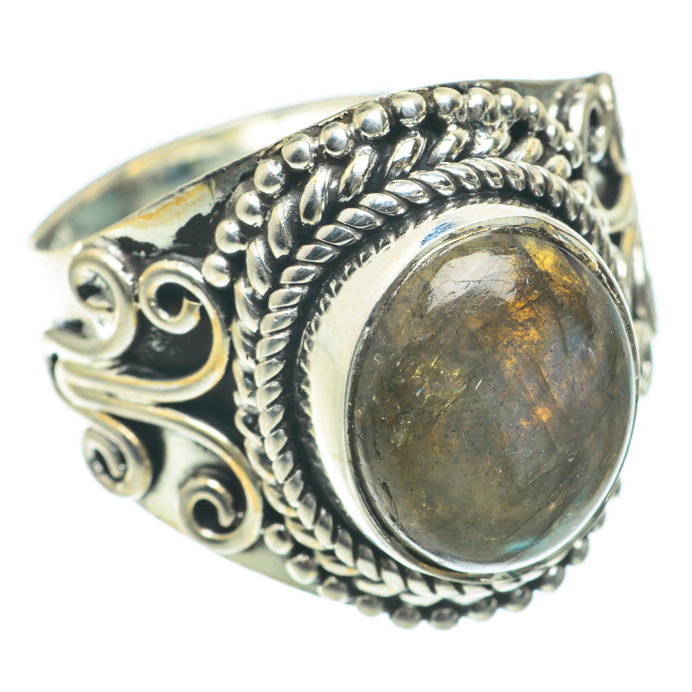 Labradorite Rings handcrafted by Ana Silver Co - RING64067