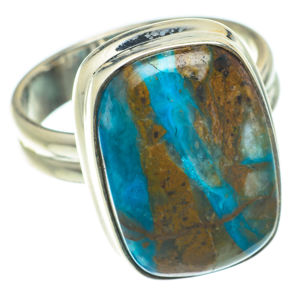Chrysocolla Rings handcrafted by Ana Silver Co - RING64068