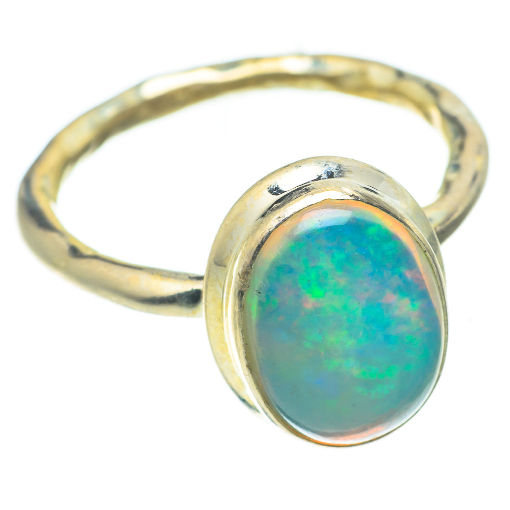 Ethiopian Opal Rings handcrafted by Ana Silver Co - RING64070