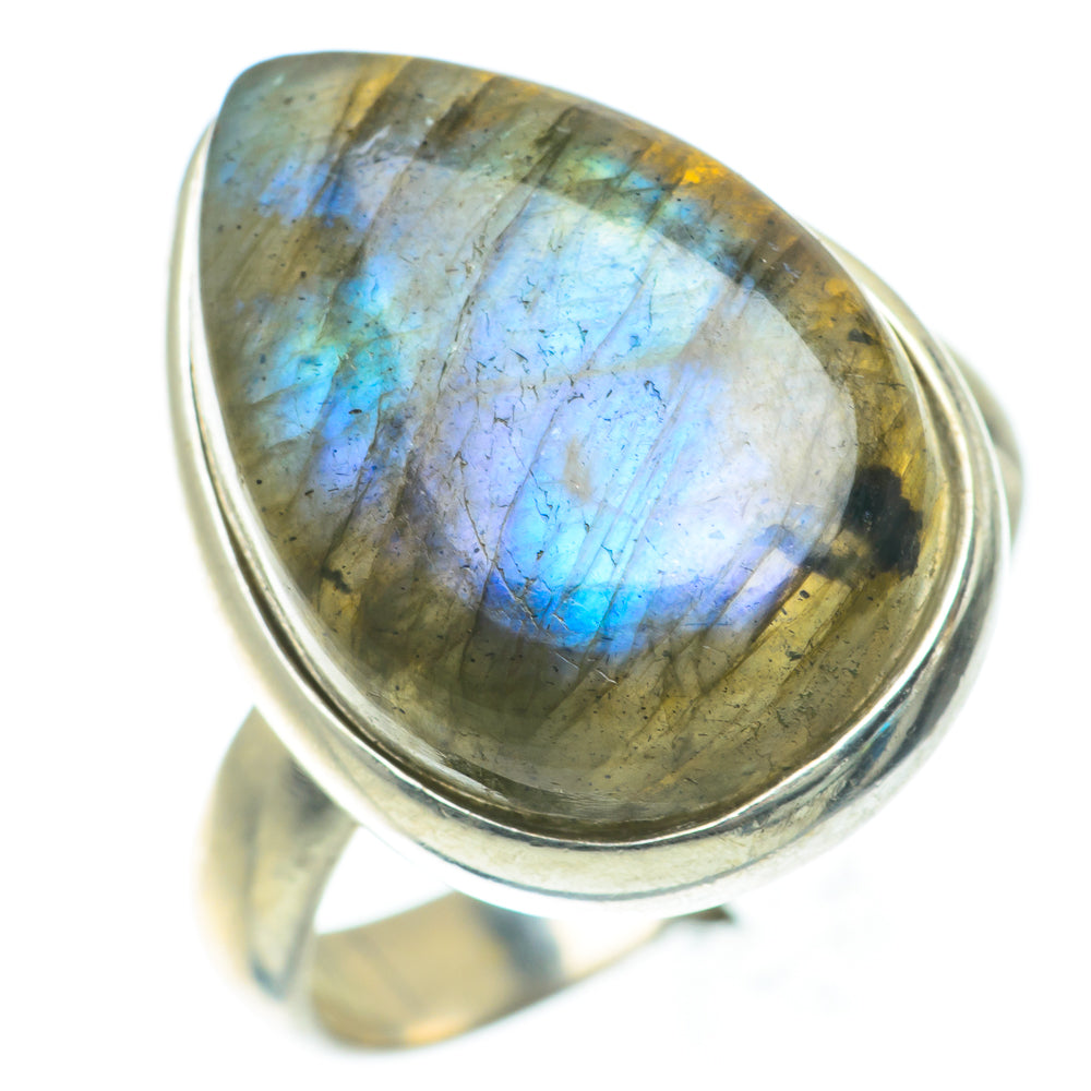 Labradorite Rings handcrafted by Ana Silver Co - RING64072