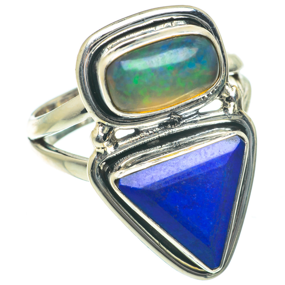 Lapis Lazuli Rings handcrafted by Ana Silver Co - RING64076