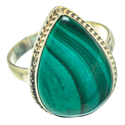 Malachite Rings handcrafted by Ana Silver Co - RING64086