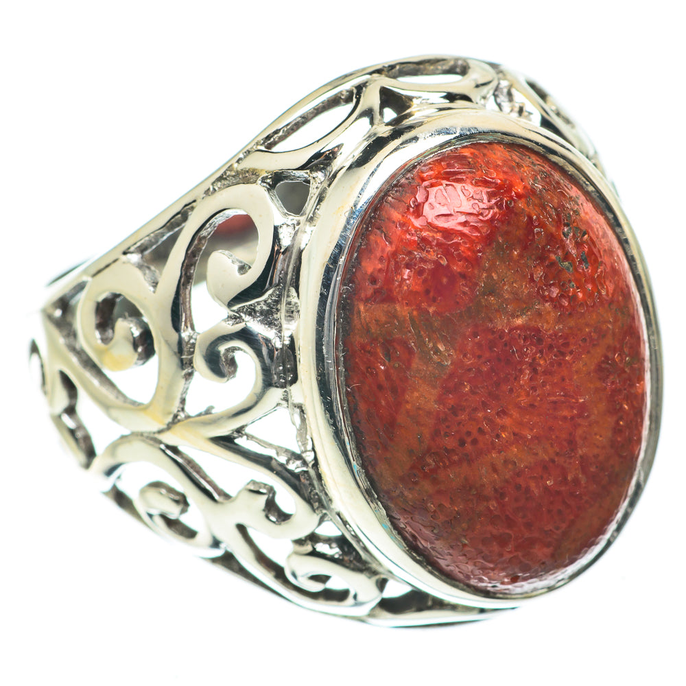 Sponge Coral Rings handcrafted by Ana Silver Co - RING64092