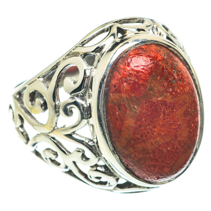Sponge Coral Rings handcrafted by Ana Silver Co - RING64092