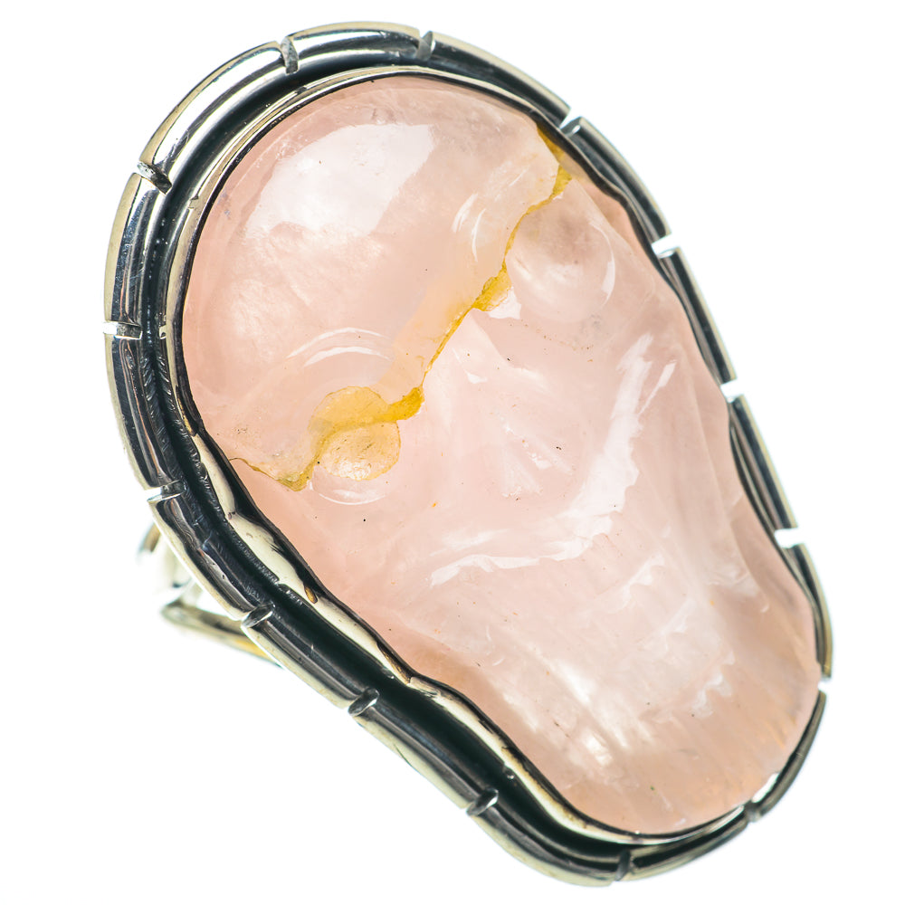 Rose Quartz Rings handcrafted by Ana Silver Co - RING64095