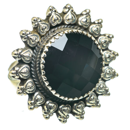 Black Onyx Rings handcrafted by Ana Silver Co - RING64100