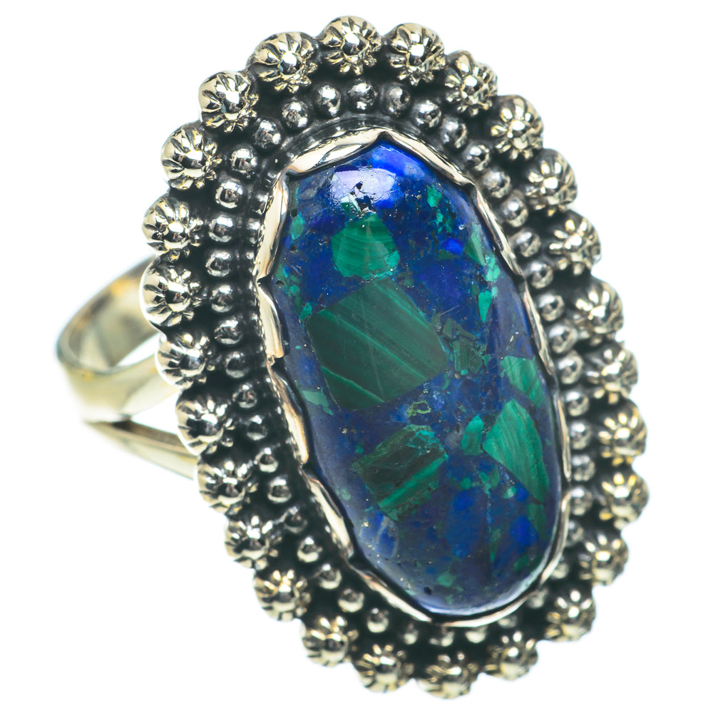 Azurite Rings handcrafted by Ana Silver Co - RING64106