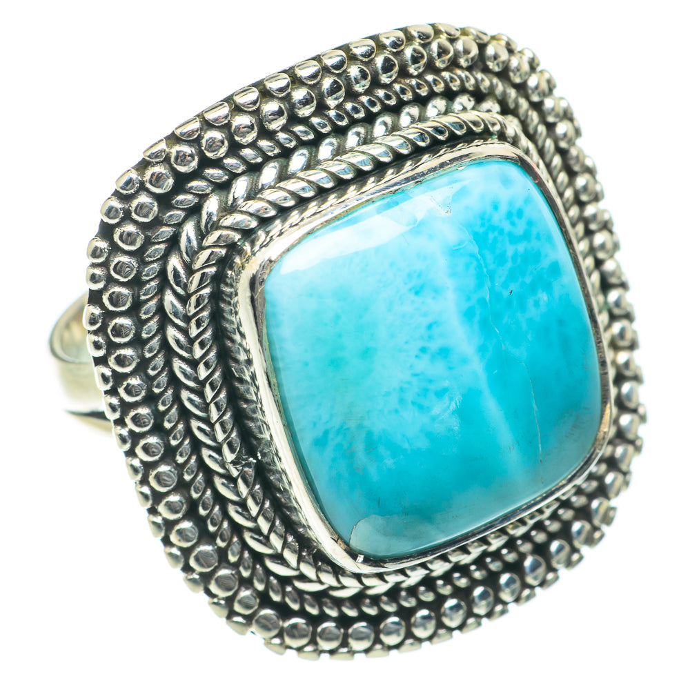 Larimar Rings handcrafted by Ana Silver Co - RING64110
