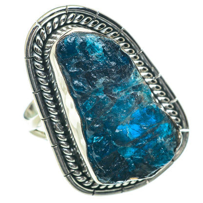 Blue Fluorite Rings handcrafted by Ana Silver Co - RING64111