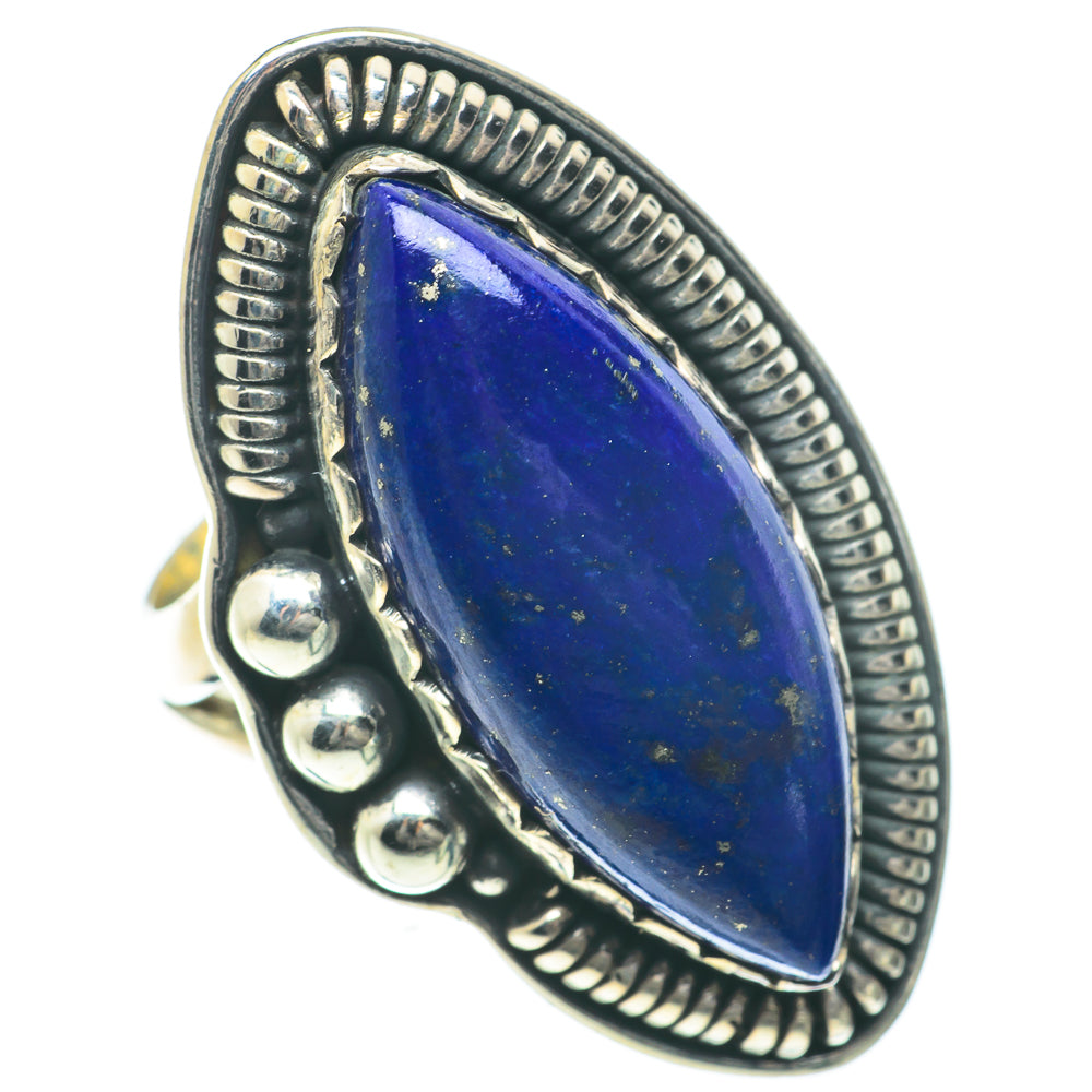 Lapis Lazuli Rings handcrafted by Ana Silver Co - RING64112