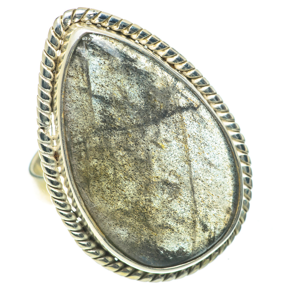 Labradorite Rings handcrafted by Ana Silver Co - RING64116