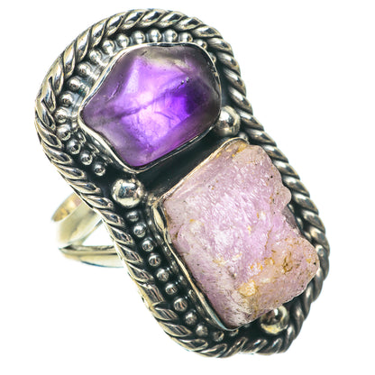 Rose Quartz Rings handcrafted by Ana Silver Co - RING64124