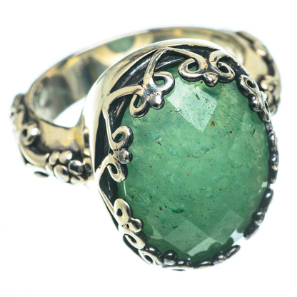 Green Aventurine Rings handcrafted by Ana Silver Co - RING64136