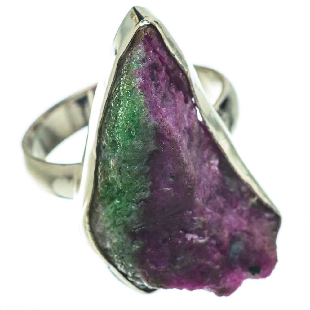 Ruby Zoisite Rings handcrafted by Ana Silver Co - RING64153