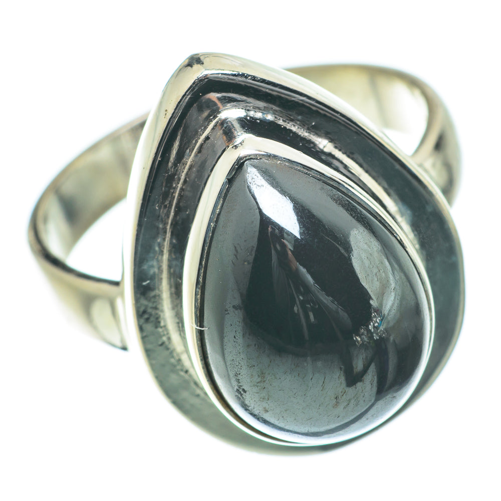 Hematite Rings handcrafted by Ana Silver Co - RING64159