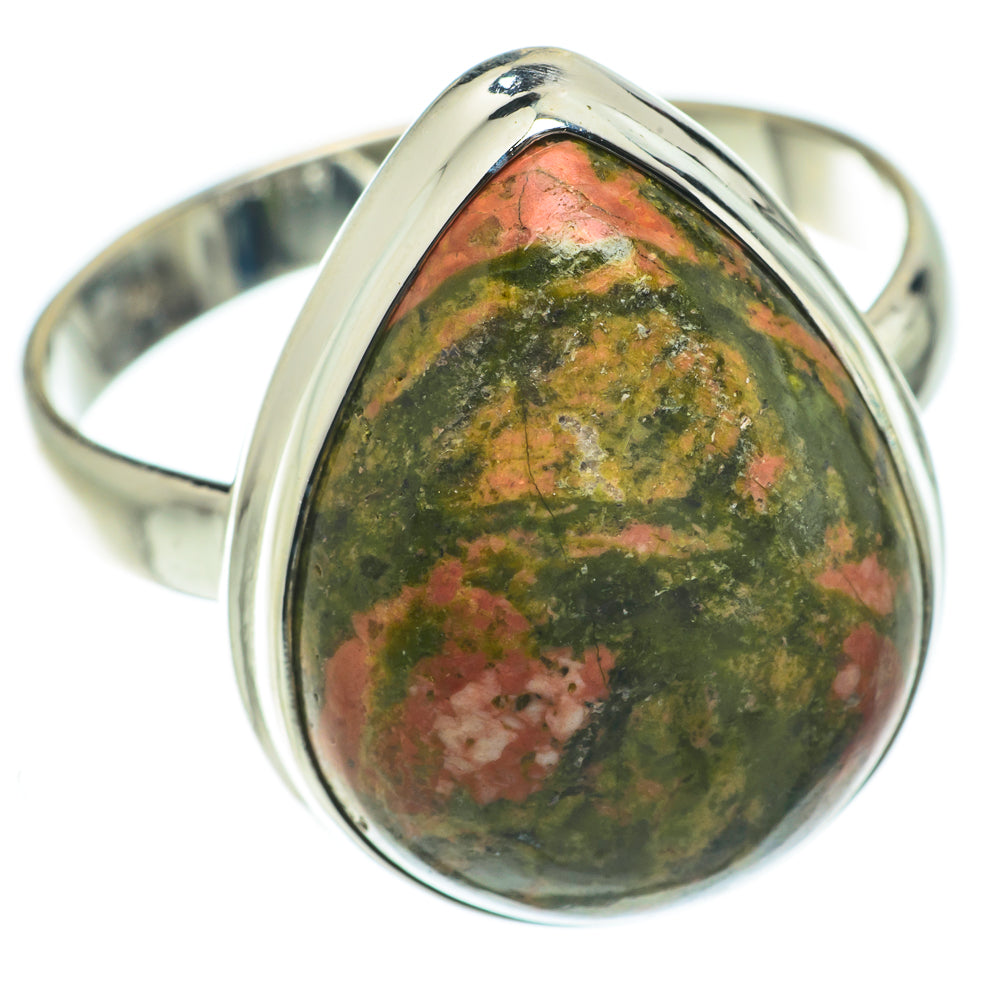 Unakite Rings handcrafted by Ana Silver Co - RING64163
