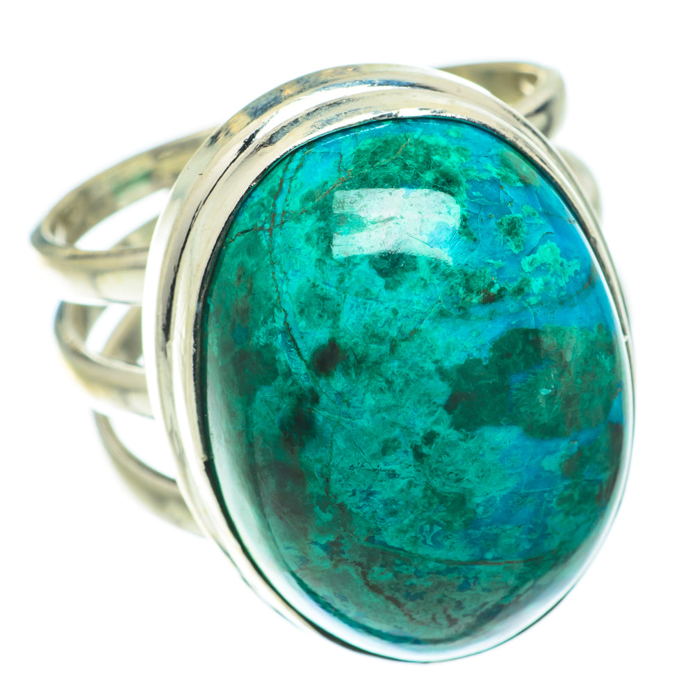 Chrysocolla Rings handcrafted by Ana Silver Co - RING64164