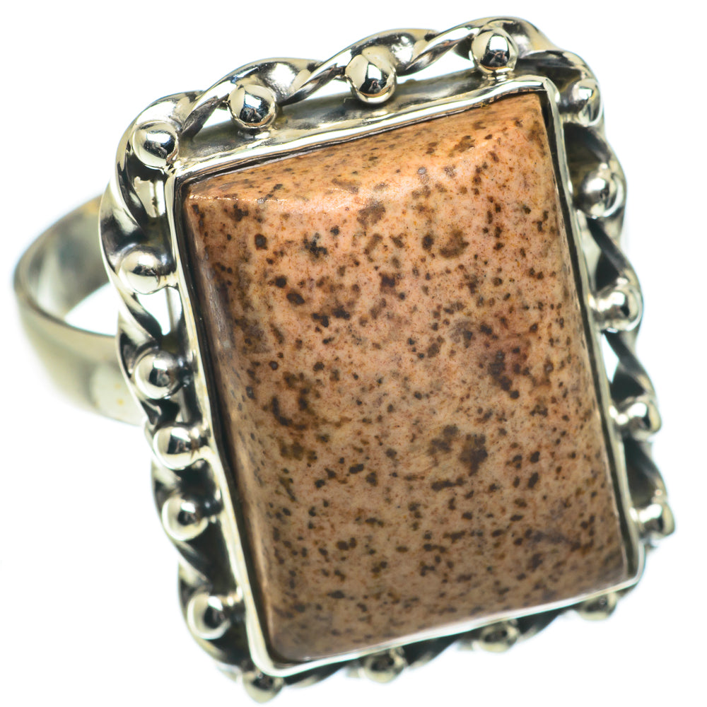 Fossil Coral Rings handcrafted by Ana Silver Co - RING64166