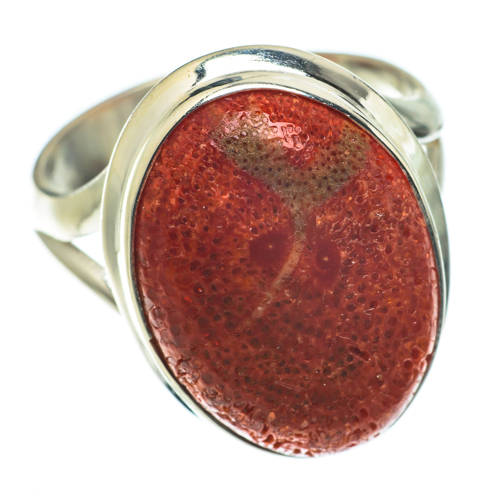 Sponge Coral Rings handcrafted by Ana Silver Co - RING64168