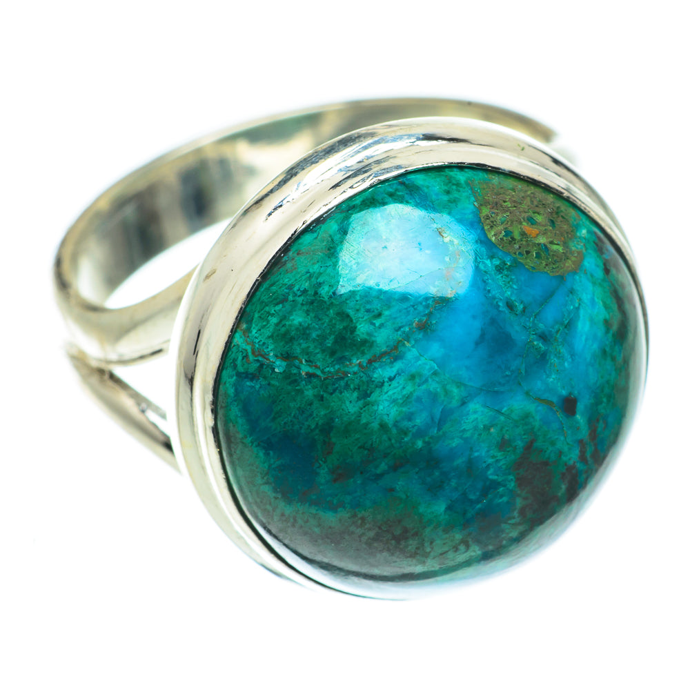 Chrysocolla Rings handcrafted by Ana Silver Co - RING64179