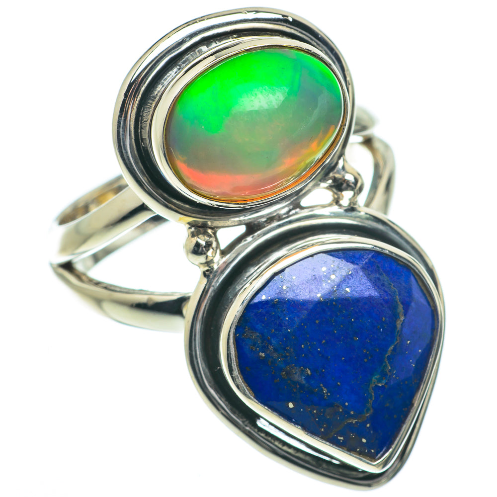 Lapis Lazuli Rings handcrafted by Ana Silver Co - RING64181