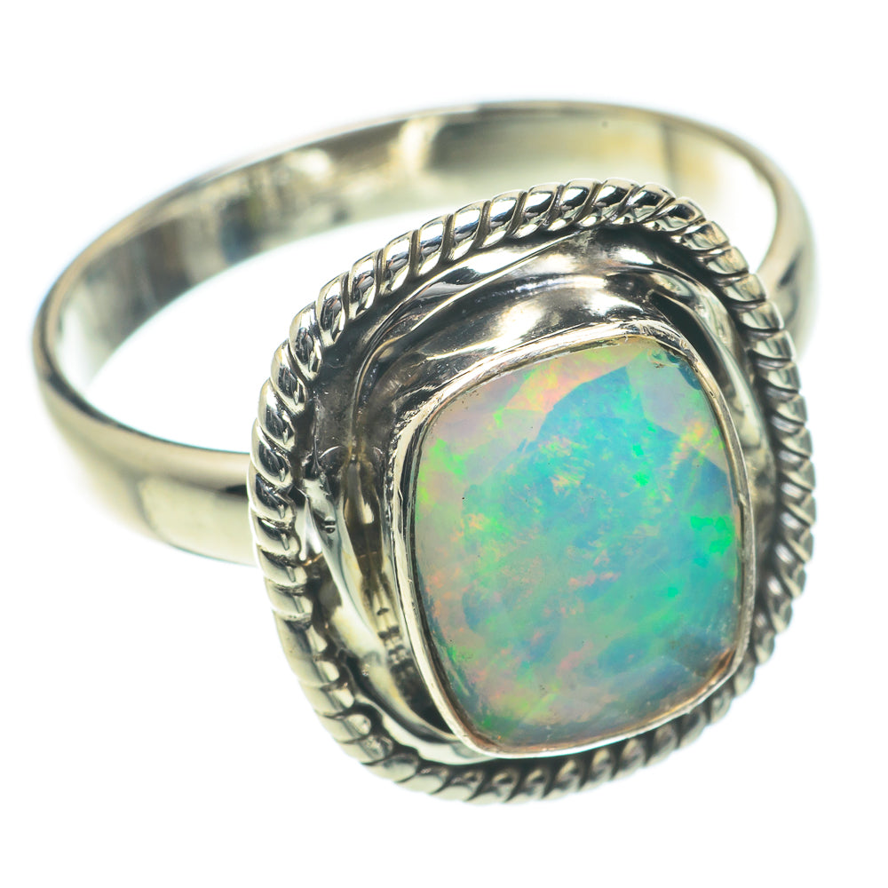 Ethiopian Opal Rings handcrafted by Ana Silver Co - RING64183