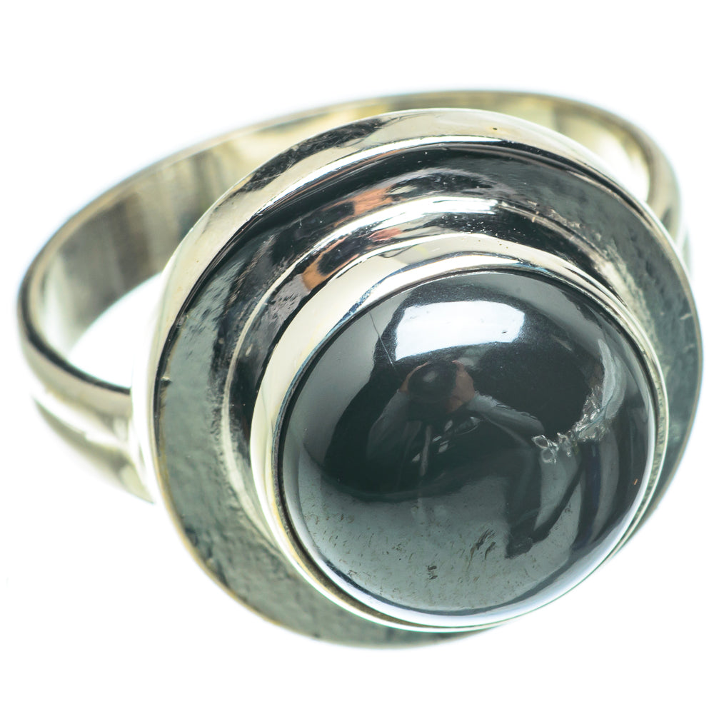 Hematite Rings handcrafted by Ana Silver Co - RING64185