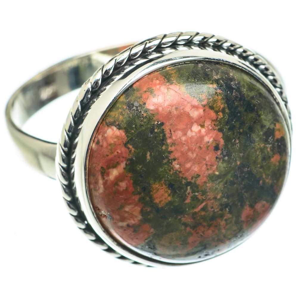 Unakite Rings handcrafted by Ana Silver Co - RING64189