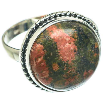 Unakite Rings handcrafted by Ana Silver Co - RING64189