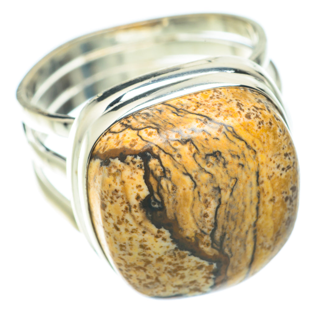 Picture Jasper Rings handcrafted by Ana Silver Co - RING64191