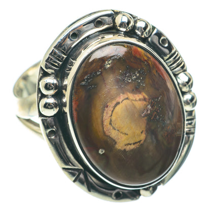 Petrified Wood Rings handcrafted by Ana Silver Co - RING64192