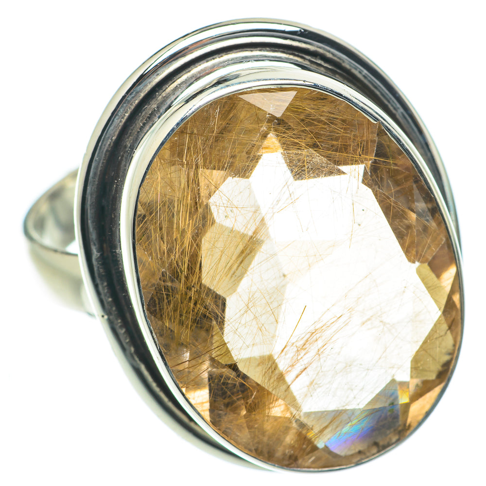 Rutilated Quartz Rings handcrafted by Ana Silver Co - RING64199
