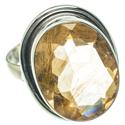 Rutilated Quartz Rings handcrafted by Ana Silver Co - RING64199