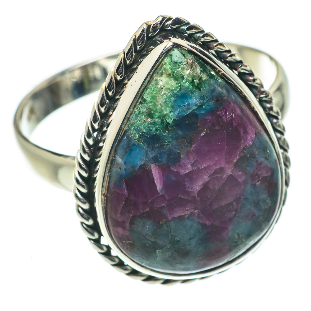 Ruby Fuchsite Rings handcrafted by Ana Silver Co - RING64205