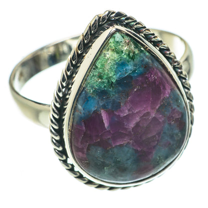 Ruby Fuchsite Rings handcrafted by Ana Silver Co - RING64205