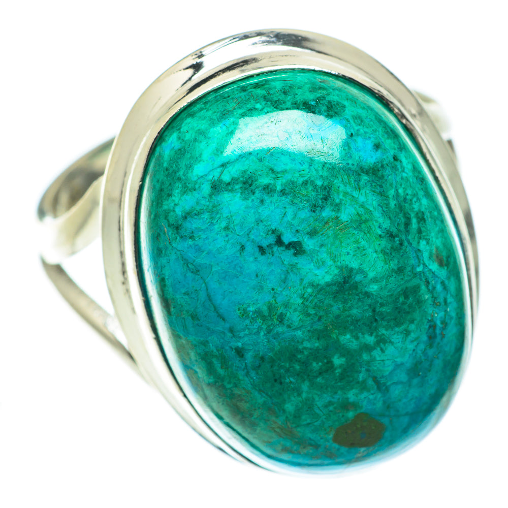 Chrysocolla Rings handcrafted by Ana Silver Co - RING64212