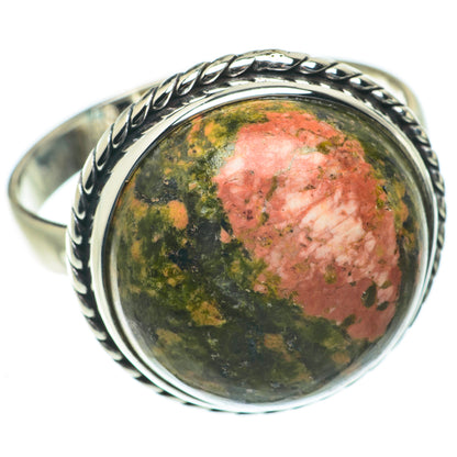 Unakite Rings handcrafted by Ana Silver Co - RING64215