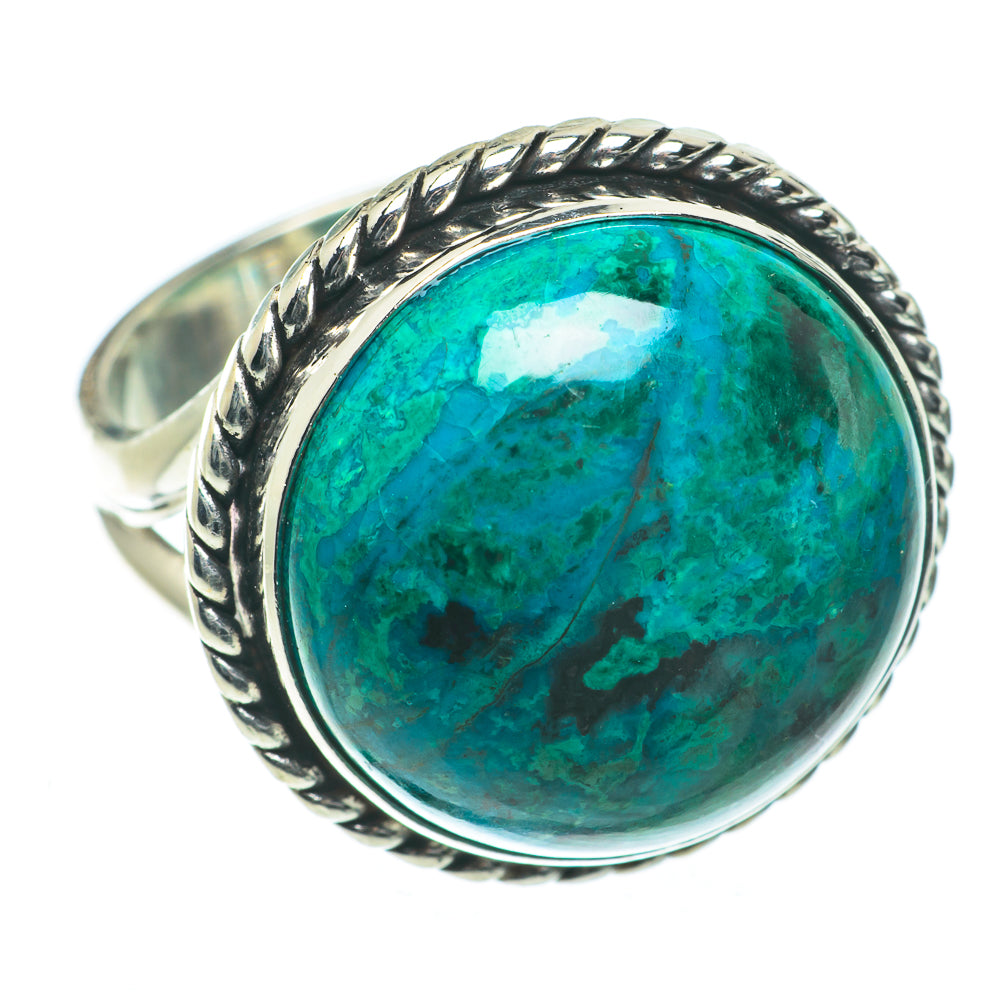 Chrysocolla Rings handcrafted by Ana Silver Co - RING64233
