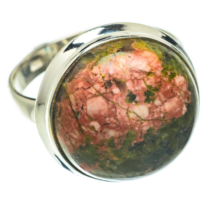 Unakite Rings handcrafted by Ana Silver Co - RING64237
